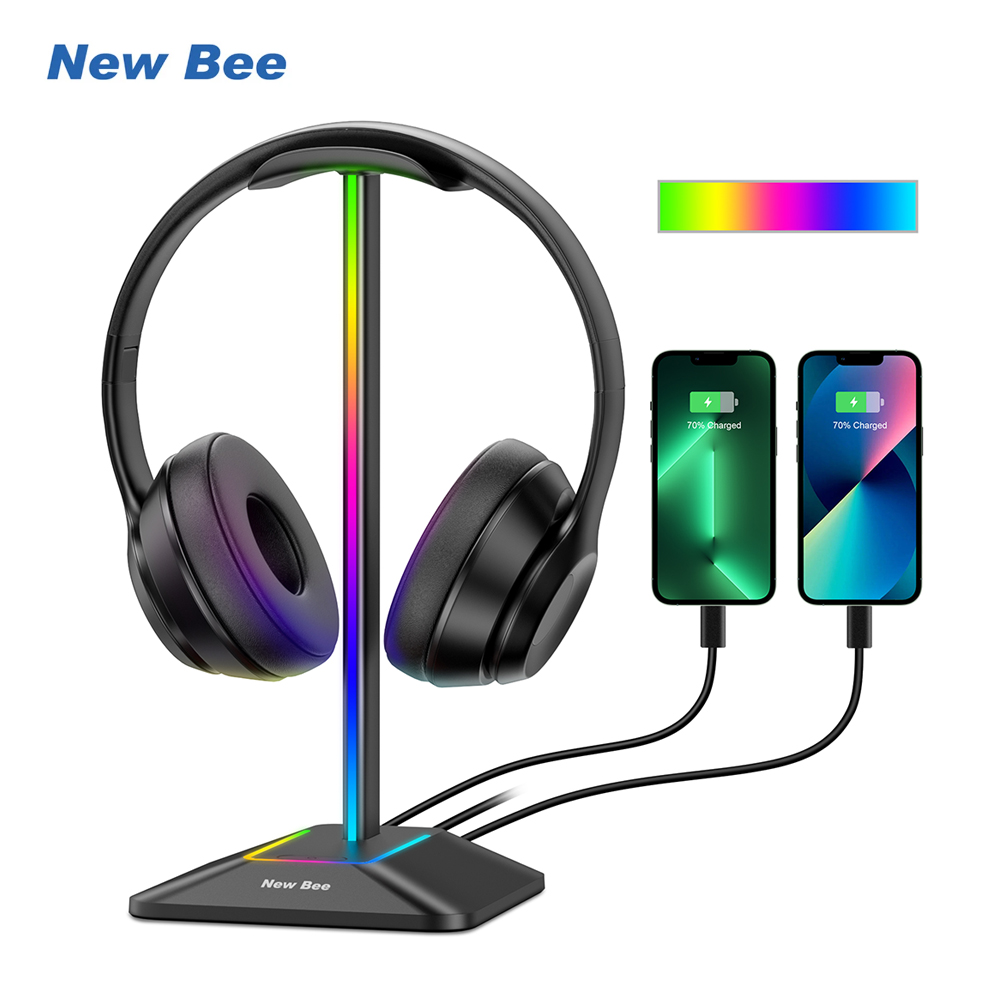 Desk Setup Game - جديد Bee Z8 RGB سماعات حامل
