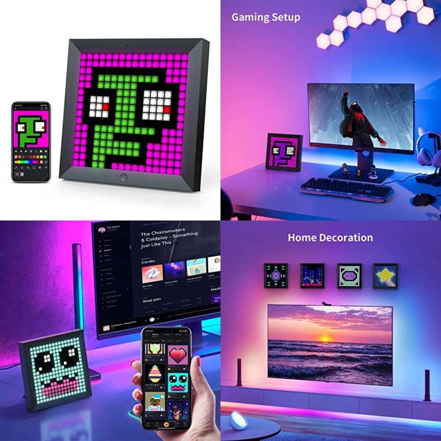 Desk Setup Room - لوحة عرض بكسل LED مناسبة لشرائط