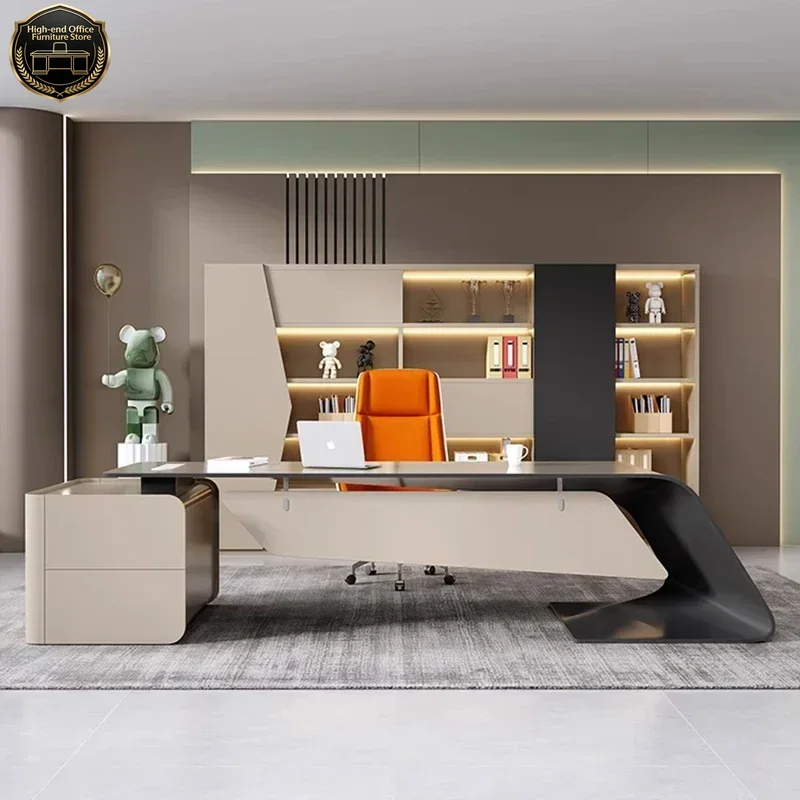 Desk Setup For Work - طاولة مكتب حديثة للطلاب، طاولة عمل