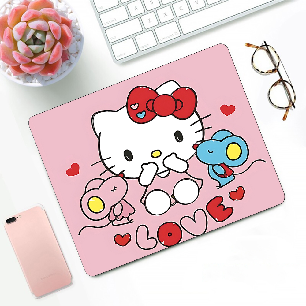 Desk Setup Anime - لوحة ماوس ألعاب Hello Kitty ،