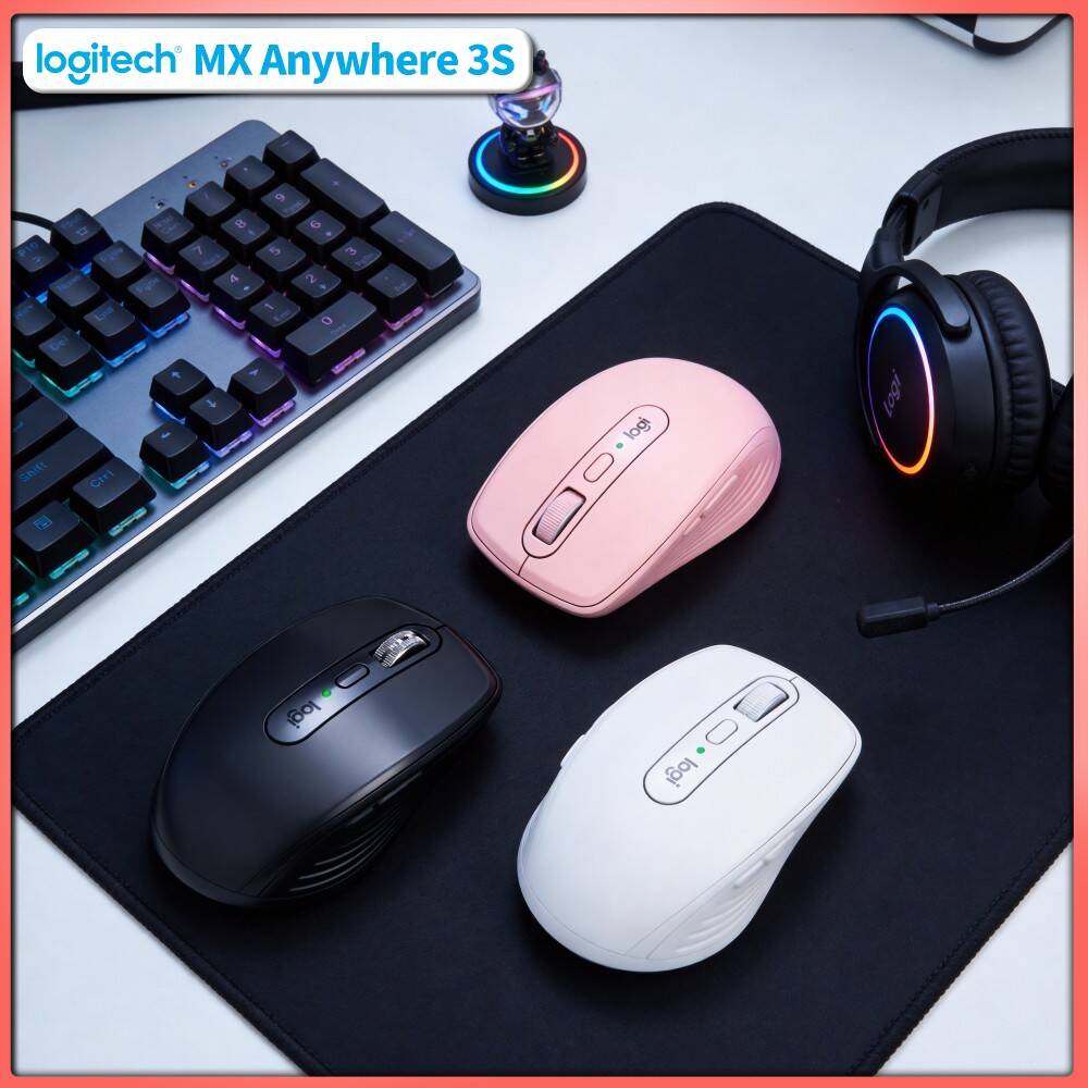 Desk Setup For Work - ماوس MX Anywhere 3S الفاخر -