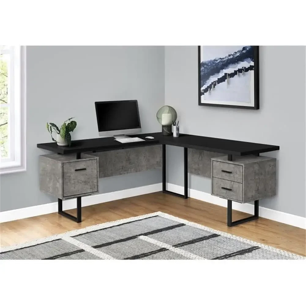 مكتب كمبيوتر على شكل حرف L مقا - مراجعة Desk Setup In Office وسعره