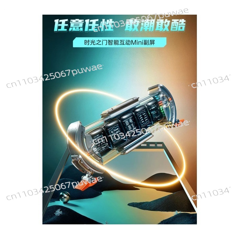 ساعة بشاشة بكسل وأنابيب نيكسى  - مراجعة Desk Setup Youtube وسعره