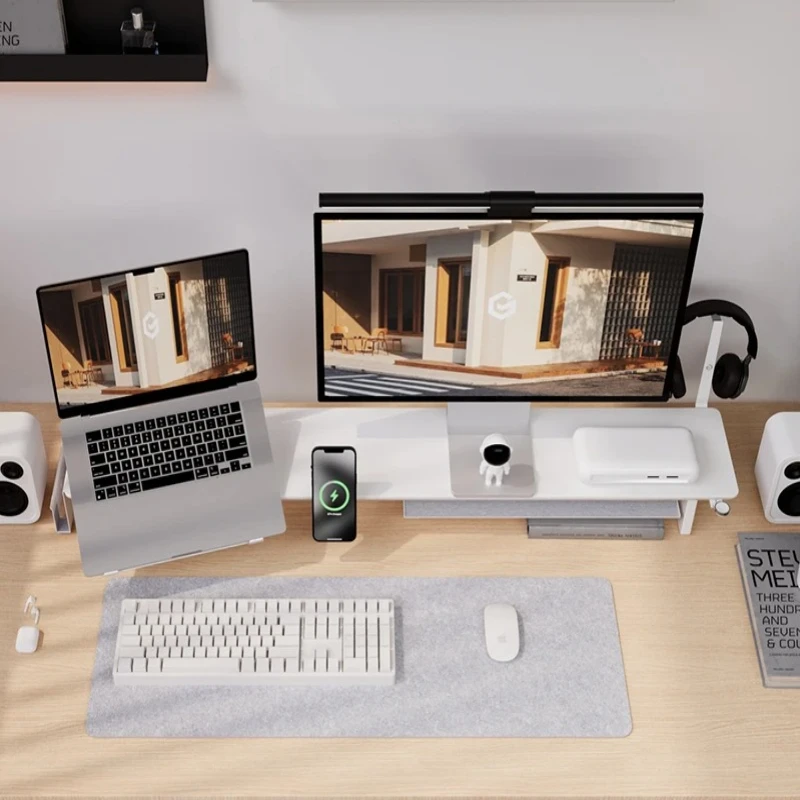 ‌ حامل شاشة ZORKMOU Z3 قابل لل - مراجعة Desk Setup Organizer وسعره