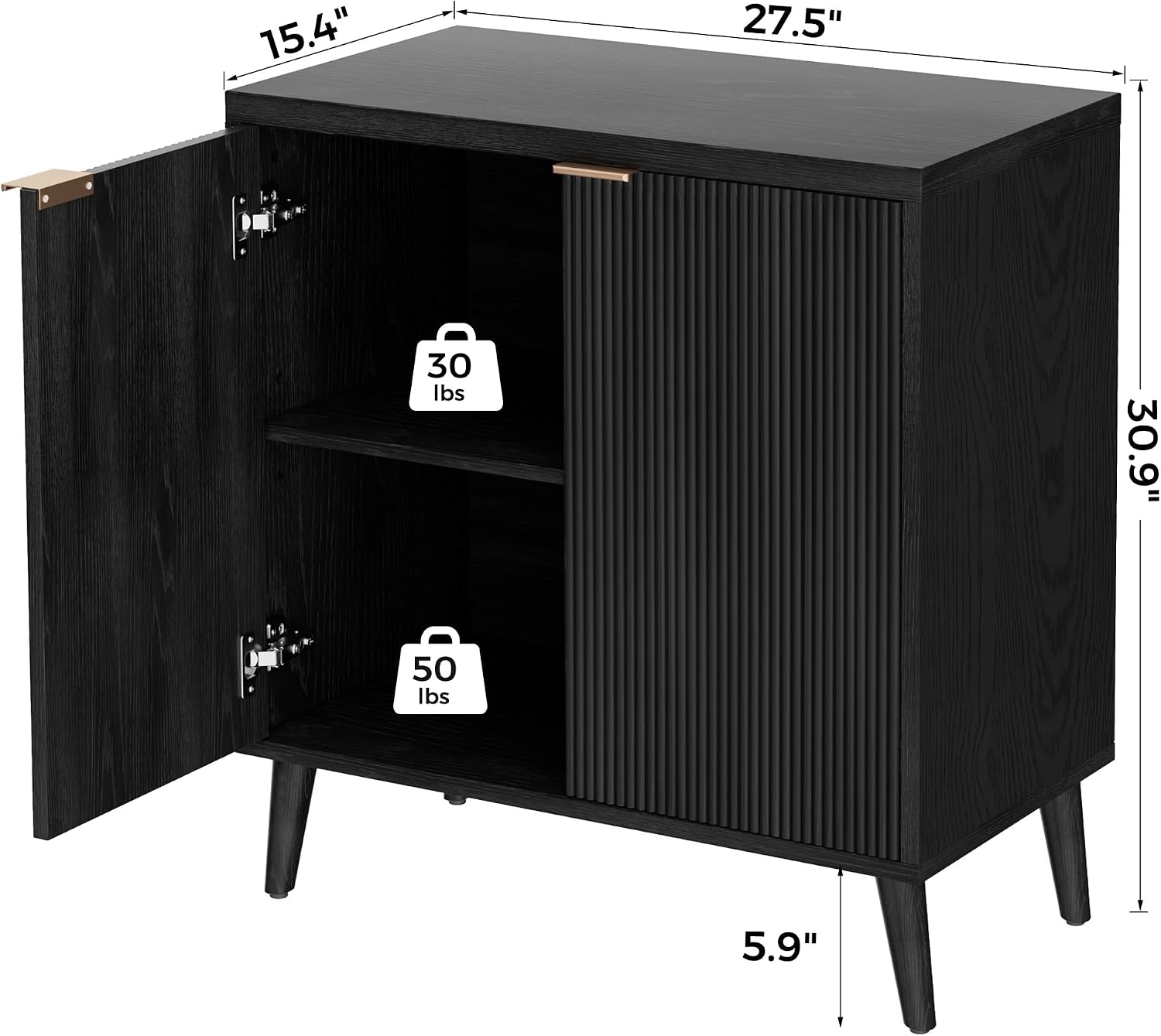 خزانة بوفيه مخددة حديثة مع مسا - مراجعة Desk Setup Room وسعره