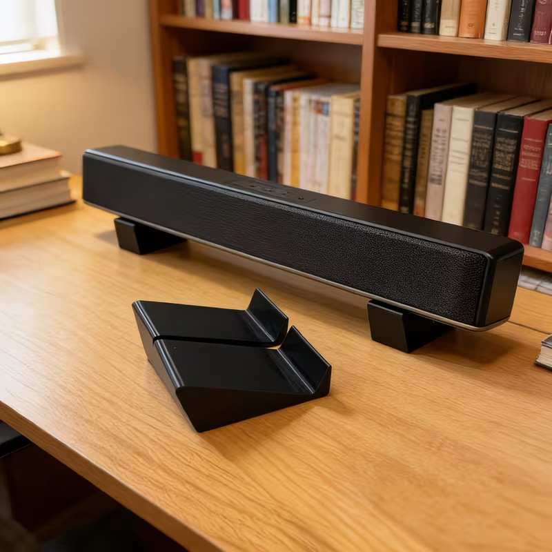 قطعتان من قواعد تثبيت مكبرات ا - مراجعة Desk Setup Design وسعره