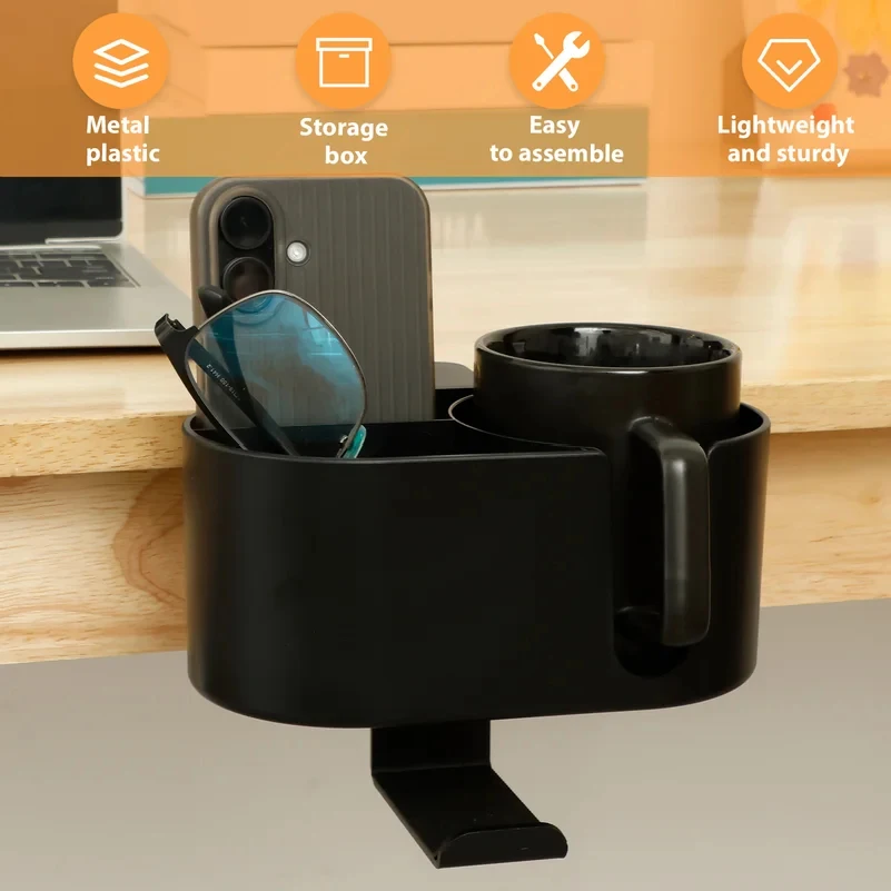 حامل أكواب للمكتب 4 في 1 مع مش - مراجعة Desk Setup Organizer وسعره
