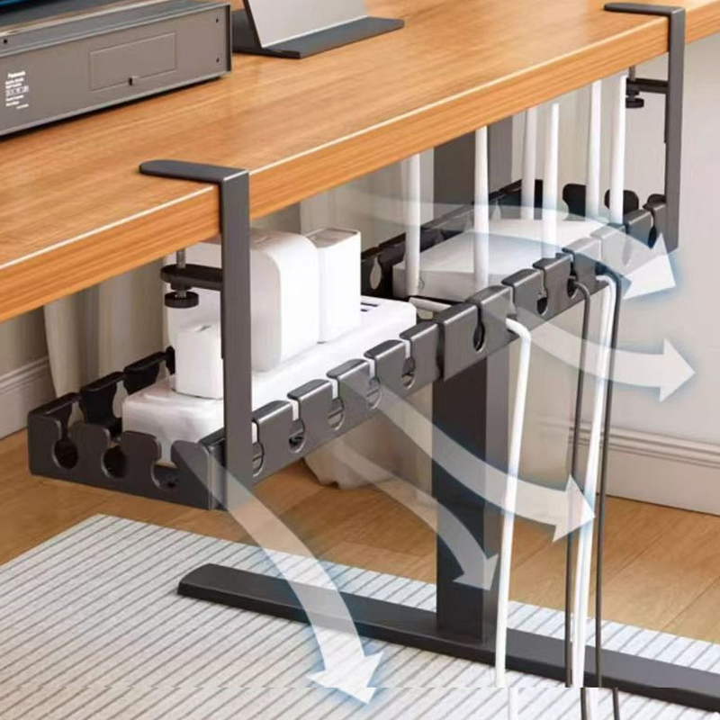 منظم الكابلات تحت الطاولة بدون - مراجعة Desk Setup Organizer وسعره
