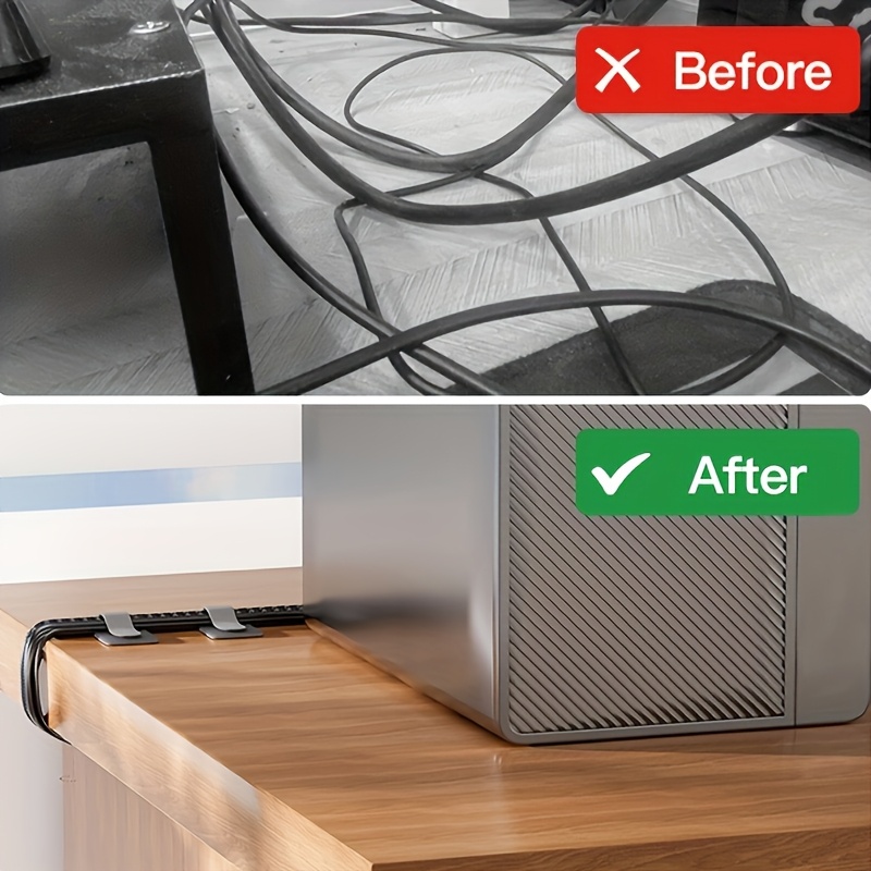 أربطة كابلات قابلة لإعادة الاس - مراجعة Desk Setup Charging Station وسعره
