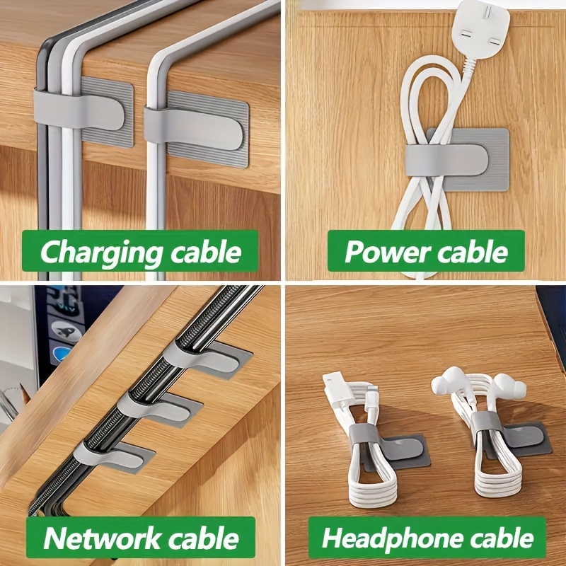 أربطة كابلات قابلة لإعادة الاس - مراجعة Desk Setup Charging Station وسعره